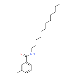ChemSpider 2D Image | N-Dodecyl-3-methylbenzamide | C20H33NO