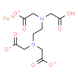ChemSpider 2D Image | Ferric-EDTA | C10H13FeN2O8