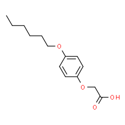 ChemSpider 2D Image | [4-(Hexyloxy)phenoxy]acetic acid | C14H20O4