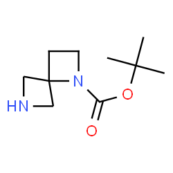 ChemSpider 2D Image | tert-Butyl 1,6-diazaspiro[3.3]heptane-1-carboxylate | C10H18N2O2