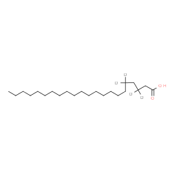 ChemSpider 2D Image | Docosanoic Acid-d4 | C22H40D4O2
