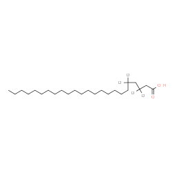 ChemSpider 2D Image | Lignoceric Acid-d4 | C24H44D4O2