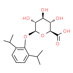 ChemSpider 2D Image | PROPOFOL GLUCURONIDE | C18H26O7
