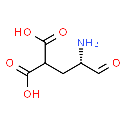 ChemSpider 2D Image | [(2S)-2-Amino-3-oxopropyl]malonic acid | C6H9NO5