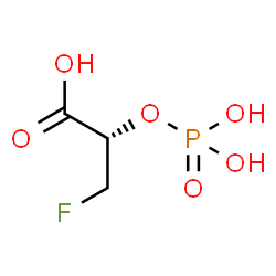 ChemSpider 2D Image | (2S)-3-Fluoro-2-(phosphonooxy)propanoic acid | C3H6FO6P