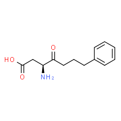 ChemSpider 2D Image | (3S)-3-Amino-4-oxo-7-phenylheptanoic acid | C13H17NO3