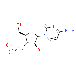 ChemSpider 2D Image | 4-Amino-1-(3-O-phosphono-alpha-D-arabinofuranosyl)-2(1H)-pyrimidinone | C9H14N3O8P