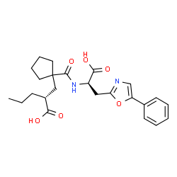ChemSpider 2D Image | Heteroarylalanine 5-Phenyl Oxazole | C24H30N2O6