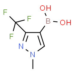 ChemSpider 2D Image | 1-Methyl-3-(trifluoromethyl)-1H-pyrazol-4-ylboronic acid | C5H6BF3N2O2