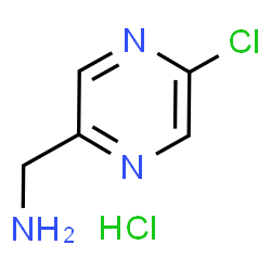 ChemSpider 2D Image | (5-Chloro-2-pyrazinyl)methanamine hydrochloride | C5H7Cl2N3