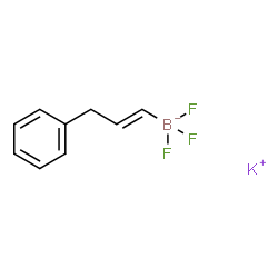 ChemSpider 2D Image | Potassium trifluoro[(1E)-3-phenyl-1-propen-1-yl]borate(1-) | C9H9BF3K