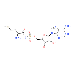 ChemSpider 2D Image | 5'-O-(L-Methionylsulfamoyl)-4-hydroadenosine | C15H25N7O7S2