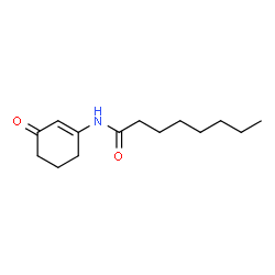 ChemSpider 2D Image | N-(3-Oxo-1-cyclohexen-1-yl)octanamide | C14H23NO2