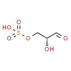 ChemSpider 2D Image | (2R)-2-Hydroxy-3-oxopropyl hydrogen sulfate | C3H6O6S