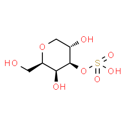 ChemSpider 2D Image | 1,5-Anhydro-3-O-sulfo-D-galactitol | C6H12O8S