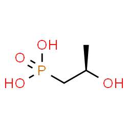ChemSpider 2D Image | [(2R)-2-Hydroxypropyl]phosphonic acid | C3H9O4P