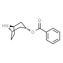 ChemSpider 2D Image | (3-endo)-8-Azabicyclo[3.2.1]oct-3-yl benzoate | C14H17NO2