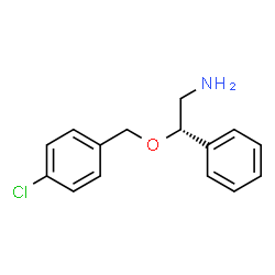 ChemSpider 2D Image | (2S)-2-[(4-Chlorobenzyl)oxy]-2-phenylethanamine | C15H16ClNO
