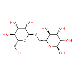 ChemSpider 2D Image | 6-S-alpha-D-Mannopyranosyl-6-thio-alpha-D-mannopyranose | C12H22O10S