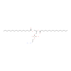 ChemSpider 2D Image | 3-[AMINOETHYLPHOSPHORYL]-[1,2-DI-PALMITOYL]-SN-GLYCEROL | C37H74NO8P