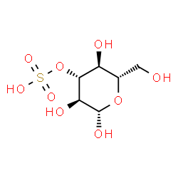 ChemSpider 2D Image | O3-SULFONYLGALACTOSE | C6H12O9S
