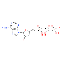 ChemSpider 2D Image | Cordycepin Triphosphate | C10H16N5O12P3