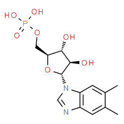ChemSpider 2D Image | ALPHA-RIBAZOLE-5'-PHOSPHATE | C14H19N2O7P