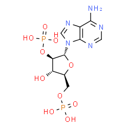 ChemSpider 2D Image | adenosine-2'-5'-diphosphate | C10H15N5O10P2