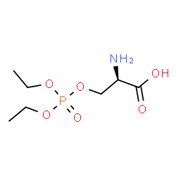 ChemSpider 2D Image | O-(Diethoxyphosphoryl)-D-serine | C7H16NO6P