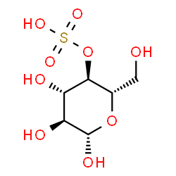 ChemSpider 2D Image | O4-SULFONYLGALACTOSE | C6H12O9S