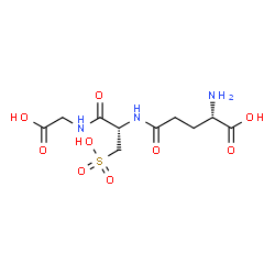 ChemSpider 2D Image | glutathione sulfonic acid | C10H17N3O9S