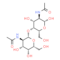 ChemSpider 2D Image | DI(N-ACETYL-D-GLUCOSAMINE) | C16H28N2O11
