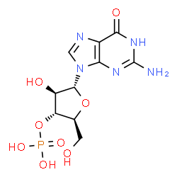ChemSpider 2D Image | GUANOSINE-3'-MONOPHOSPHATE | C10H14N5O8P