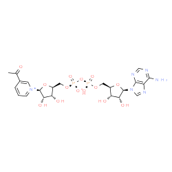 ChemSpider 2D Image | 3-Acetylpyridine adenine dinucleotide | C22H28N6O14P2