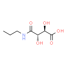 ChemSpider 2D Image | n-propyl-tartramic acid | C7H13NO5