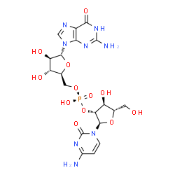 ChemSpider 2D Image | CYTIDYL-2'-5'-PHOSPHO-GUANOSINE | C19H25N8O12P