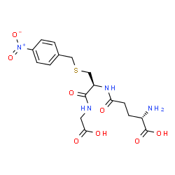 ChemSpider 2D Image | s-(p-nitrobenzyl)glutathione | C17H22N4O8S