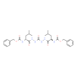 ChemSpider 2D Image | 1,5-bis(n-benzyloxycarbonyl-l-leucinyl)carbohydrazide | C29H40N6O7