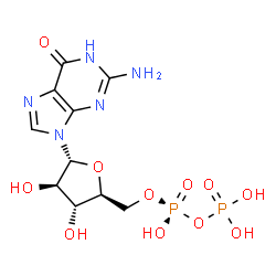 ChemSpider 2D Image | guanosine-5'-diphosphate | C10H15N5O11P2