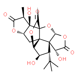 ChemSpider 2D Image | ginkgolide-J | C20H24O10