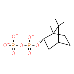 ChemSpider 2D Image | (+)-bornyl diphosphate(3-) | C10H17O7P2