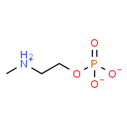 ChemSpider 2D Image | 2-(Methylammonio)ethyl phosphate | C3H9NO4P