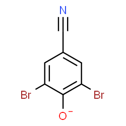 ChemSpider 2D Image | 2,6-Dibromo-4-cyanophenolate | C7H2Br2NO