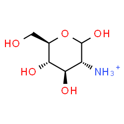 ChemSpider 2D Image | 2-Ammonio-2-deoxy-D-glucopyranose | C6H14NO5