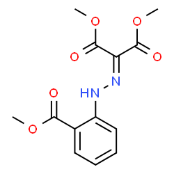 ChemSpider 2D Image | Dimethyl {[2-(methoxycarbonyl)phenyl]hydrazono}malonate | C13H14N2O6