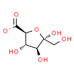 ChemSpider 2D Image | beta-D-lyxo-Hex-5-ulofuranosonate | C6H9O7