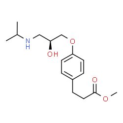 ChemSpider 2D Image | (S)-esmolol | C16H25NO4