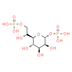 ChemSpider 2D Image | D-glycero-alpha-D-manno-heptose 1,7-bisphosphate | C7H16O13P2