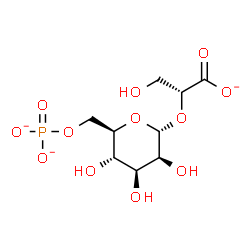 ChemSpider 2D Image | 2-O-(6-phospho-alpha-D-mannosyl)-D-glycerate | C9H14O12P