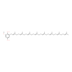 ChemSpider 2D Image | 6-methoxy-2-octaprenylhydroquinone | C47H72O3